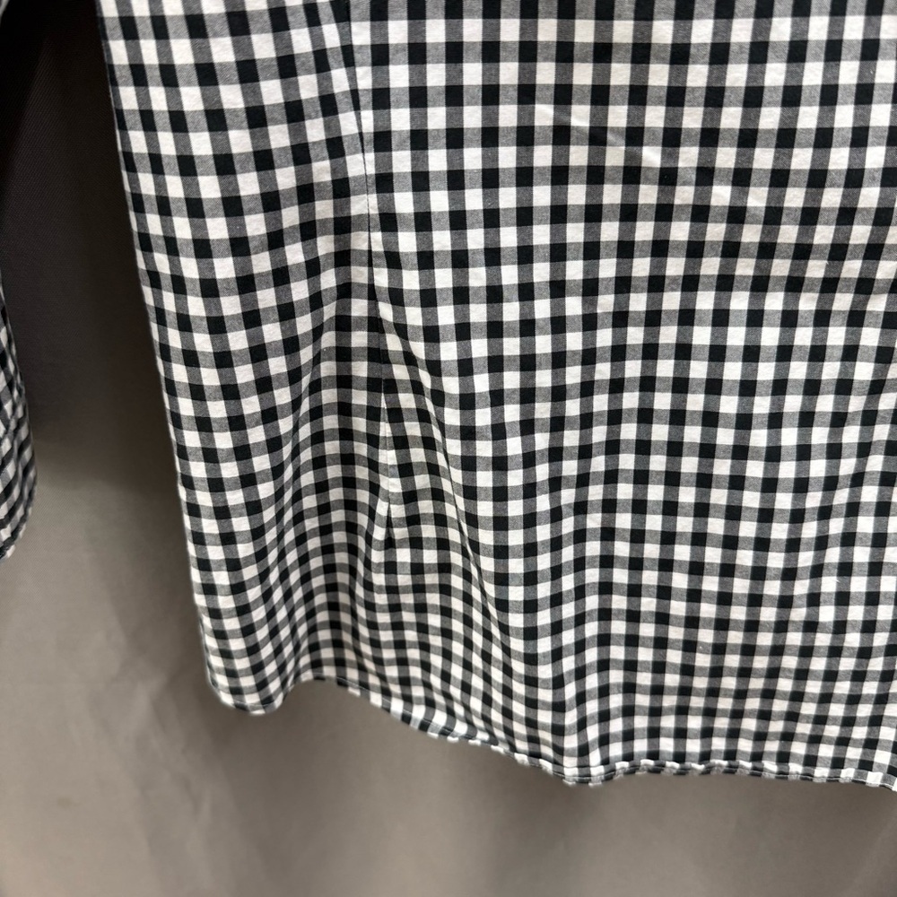 Ralph Lauren Size LP Black and White Plaid Women’s Shirt - Picture 8 of 8